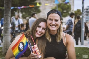 Lesbian couple Thessaloniki Pride