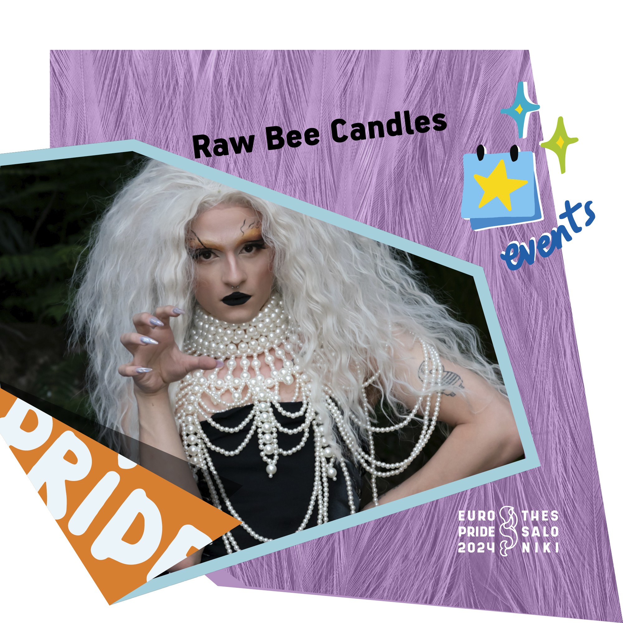 raw bee candles
