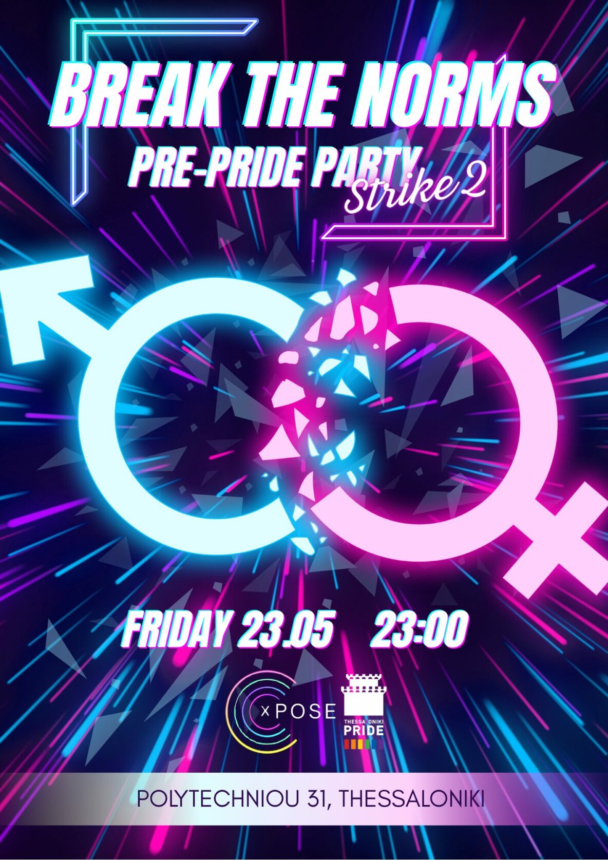 BREAK THE NORMS pre-pride party